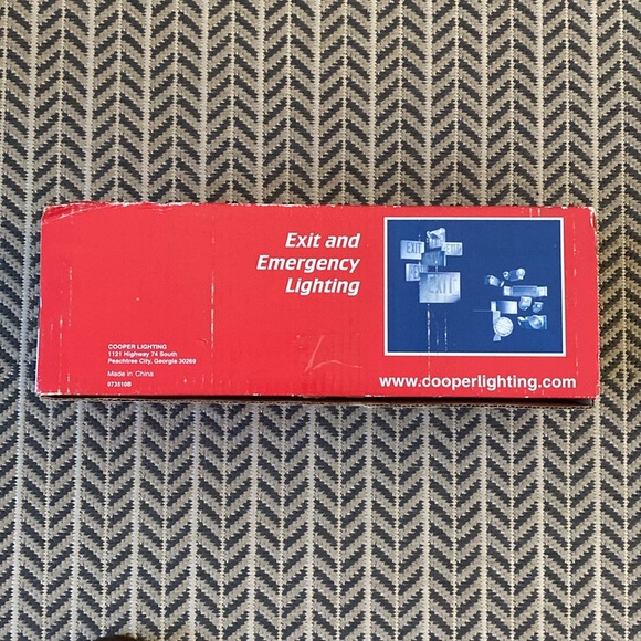 NEW W/TAGS=COOPER Lighting SURE-LITES Incandescent Industrial EXIT Sign - Picture 10 of 14